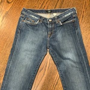 J.Crew stretch low rise jeans sz 0